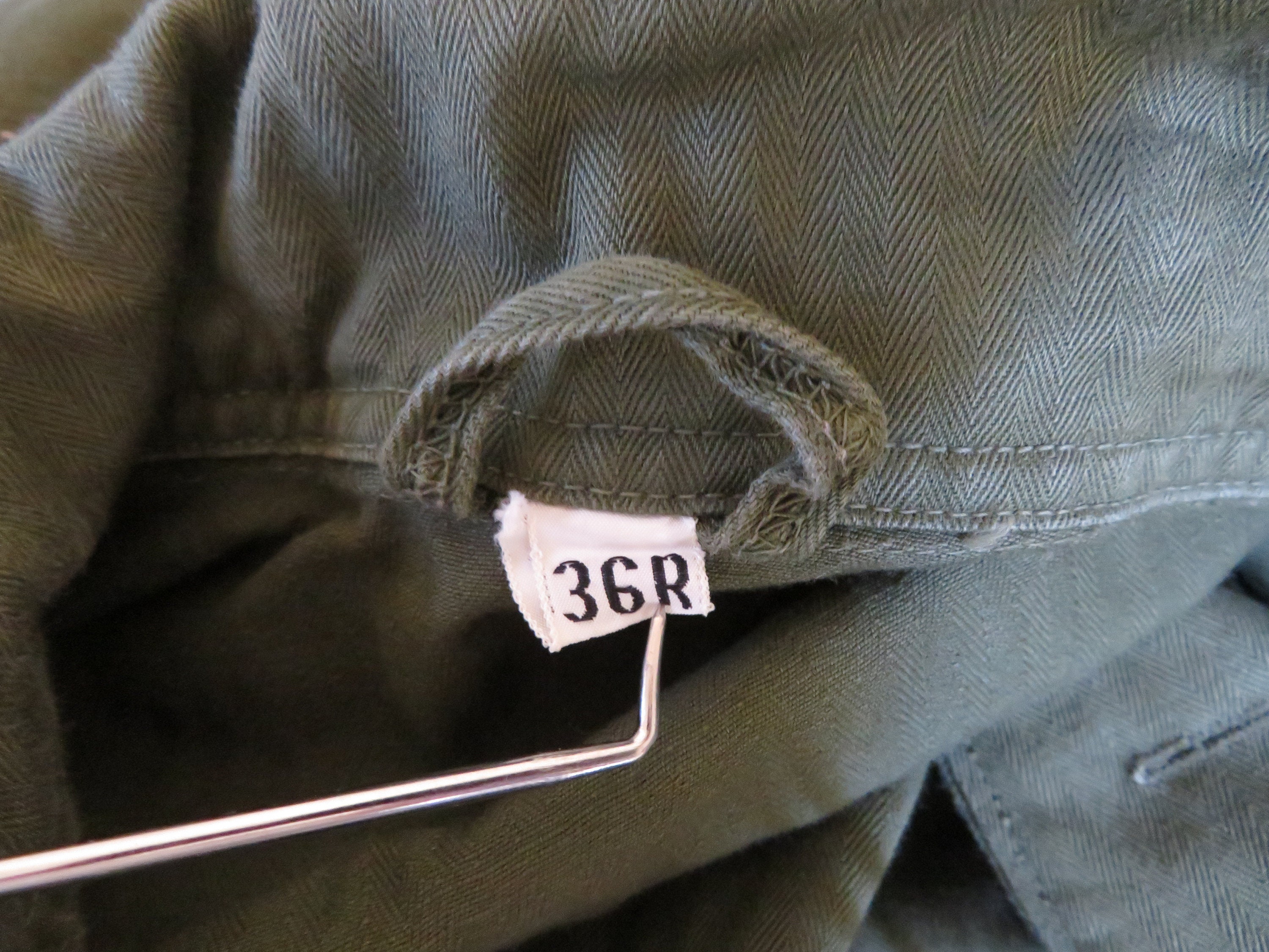 Vintage HBT US Army Green Mechanic Coveralls 13 Star Buttons Vintage HBT US Army Green Mechanic Coveralls 13 Star Buttons