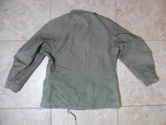 VTG Wind Resistant Sateen OG 107 Coat Jacket Shor… - image 2