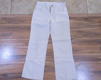 Vintage 1970s Lee Prest Black Jeans Pants Measure 31x28