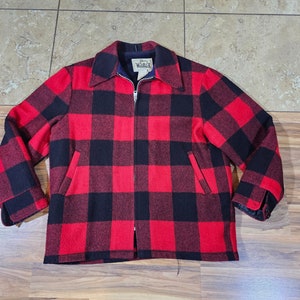 WOOLRICH ウールリッチ　バッファローボンバーチェック ダウンジャケット WOOLRICH ウールリッチBUFFALO BOMBER バッファローボンバー