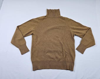 Suéter de cuello alto de cachemira Lord & Taylor, fabricado en Inglaterra, talla 40