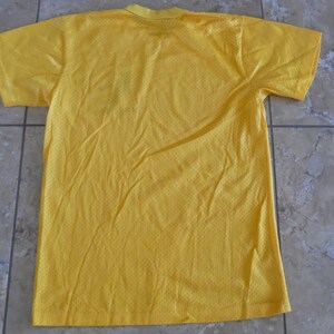 Vintage FC Hornets Mesh Jersey Shirt Top Yellow Sz M image 4
