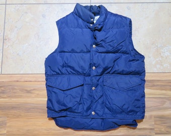 Vintage Woolrich Puffer Vest Down Snap 