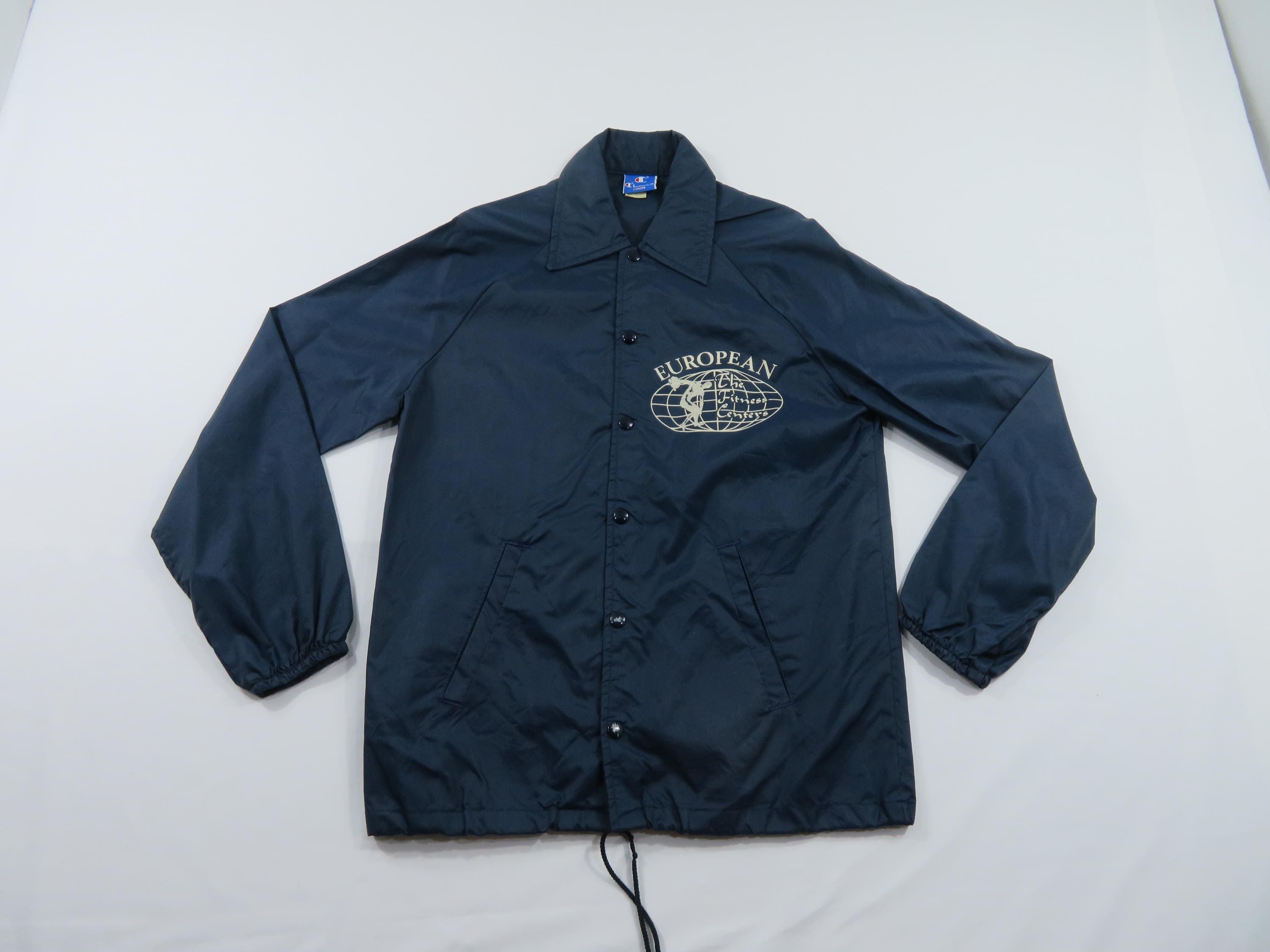 Champion Coach European the Fitness Centers Windbreaker Blue 
