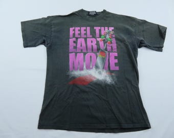 Camiseta vintage da Mac Tools: Sinta a Terra se Mover, tamanho G-GG NHRA