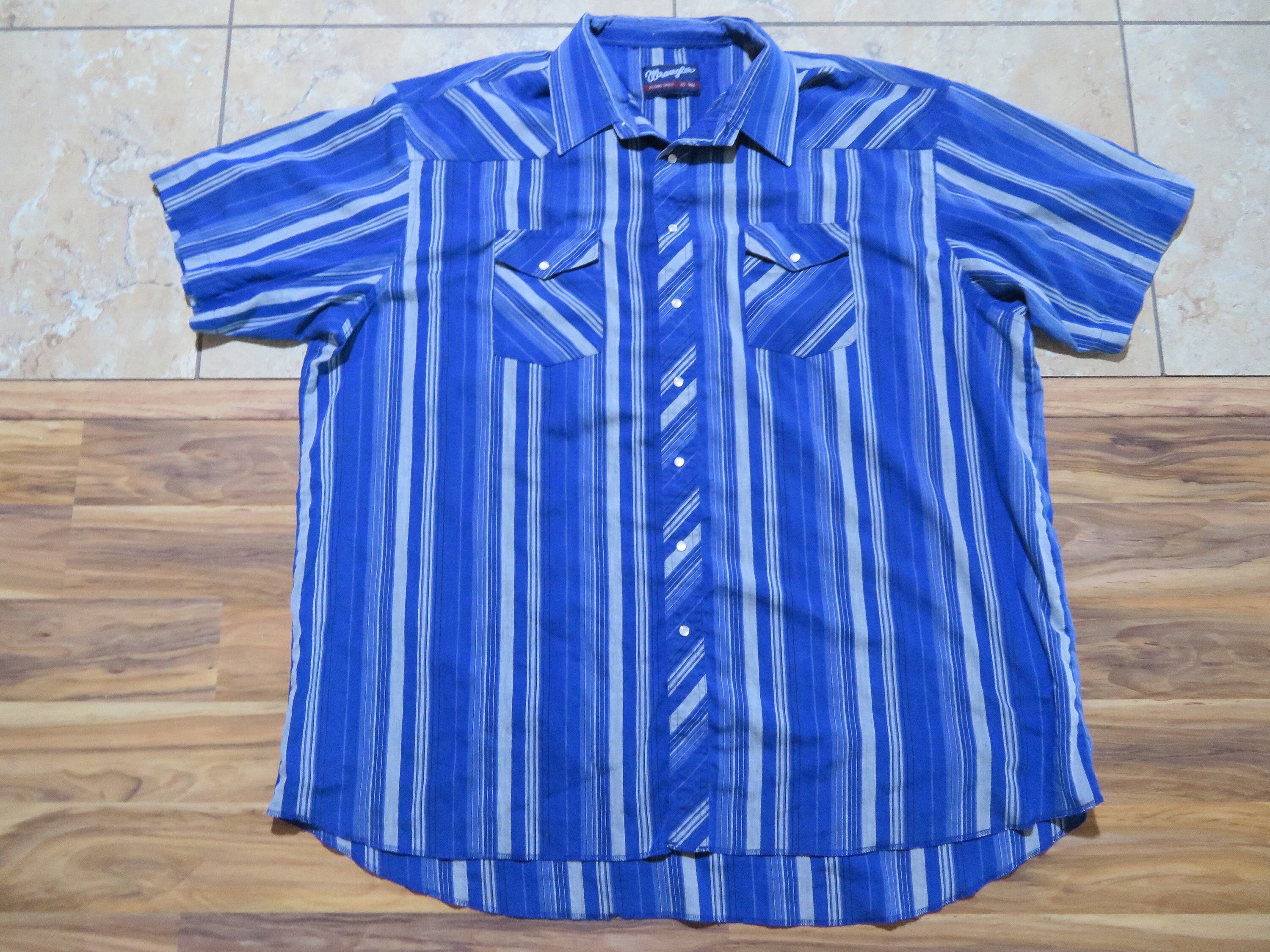 Vintage Wrangler Pearl Snap Western 
