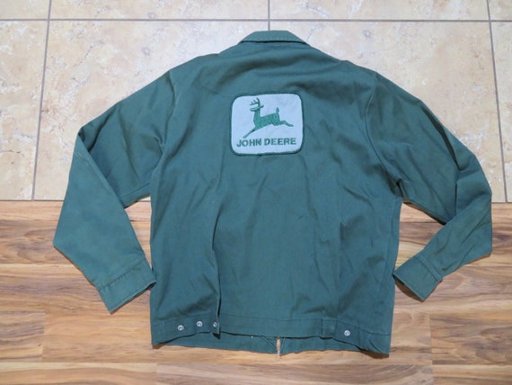 Vintage John Deere Snowmobiles Nylon Staff Jacket Vintage John Deere Snowmobiles Nylon Staff Jacket