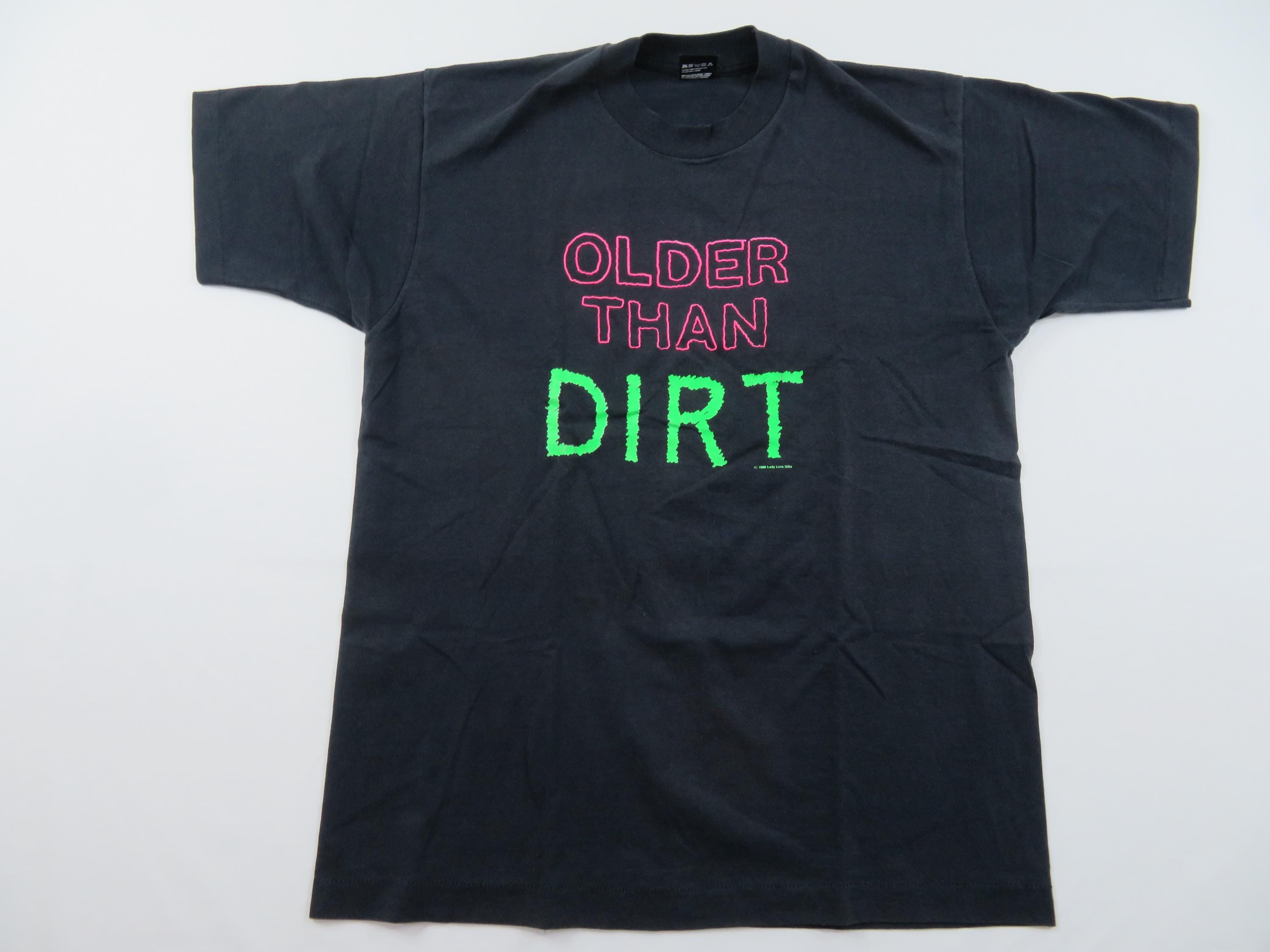 90s 'older Than Dirt' T-shirt Funny Graphic Sz L - Etsy