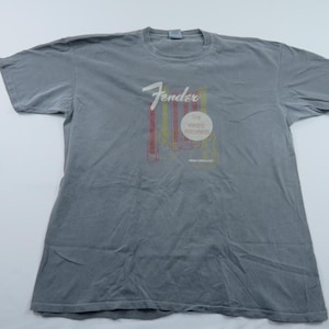 Fender Guitars Gray T-shirt Sz 2XL 1990s image 1