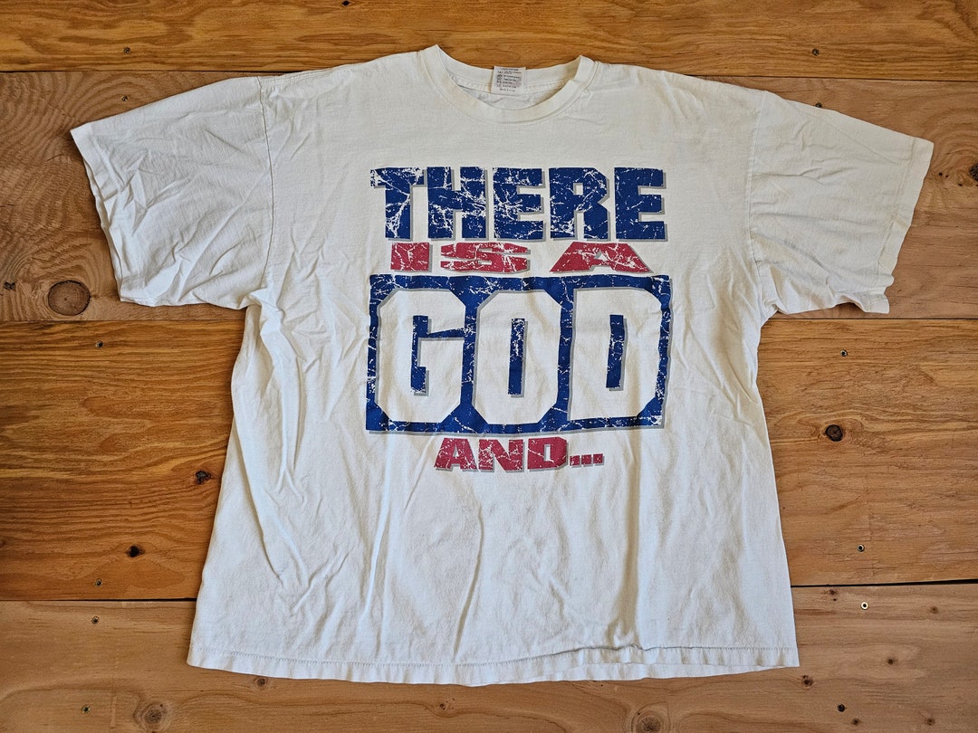 There is A God Your Not Him Double Sided White T-shirt Sz 2XL
