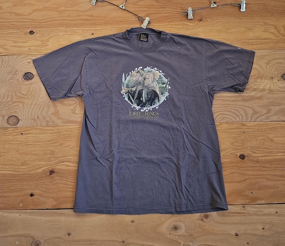 Lord of the Rings T-shirt the Fellowship of the Ring Gray Sz XL