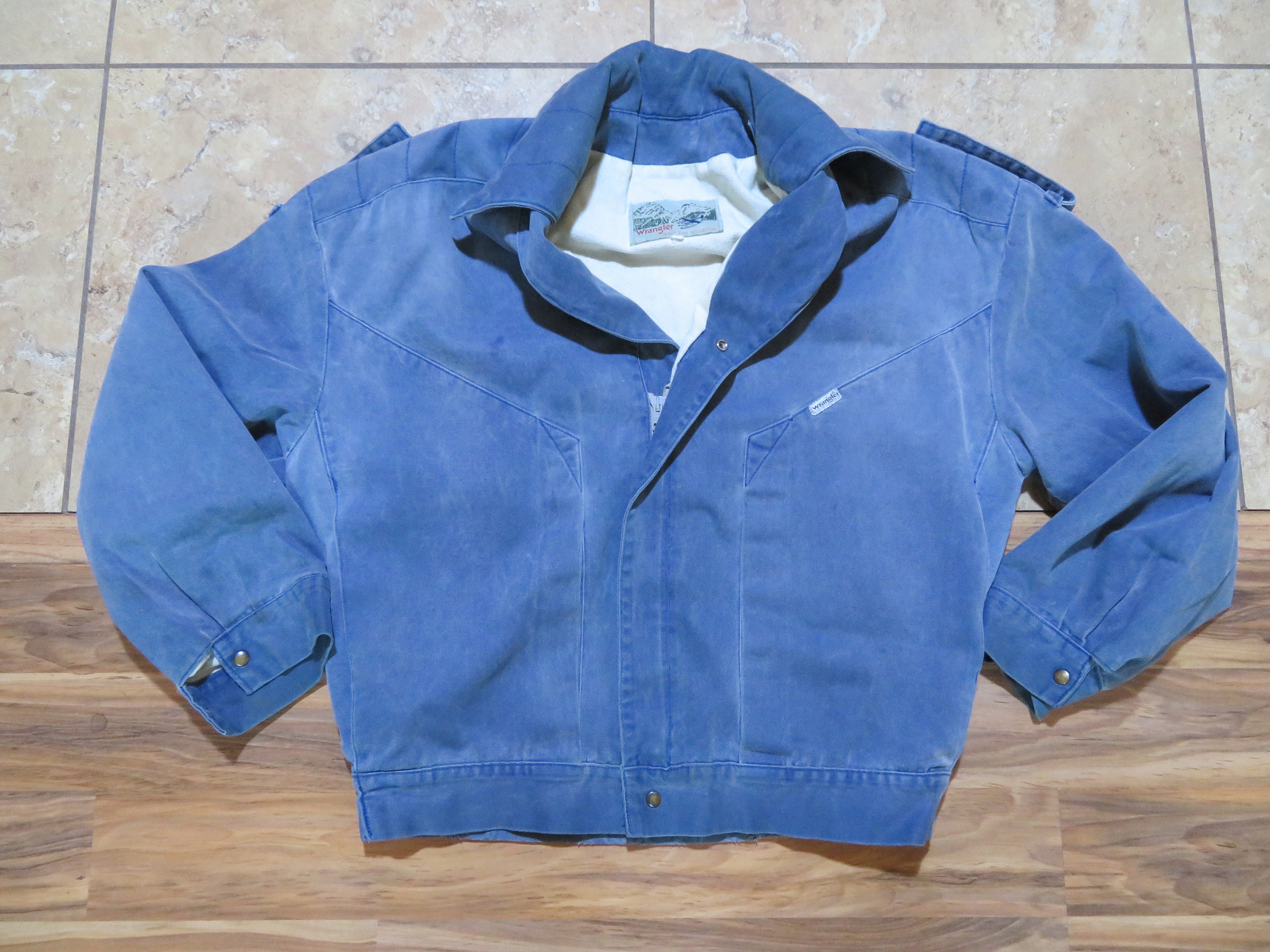 Vintage Unique WRANGLER Fleece-lined 