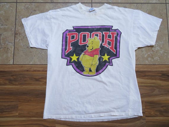 Winnie The Pooh T-Shirt, Disney, White Black Sz X… - image 1