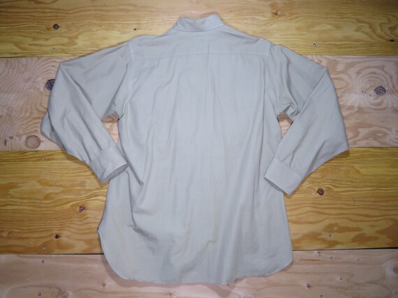 Chemise Officier Vintage Elbeco Pour Homme - Laine, Avec Patch épaule #2 - Occasion Très Bon état