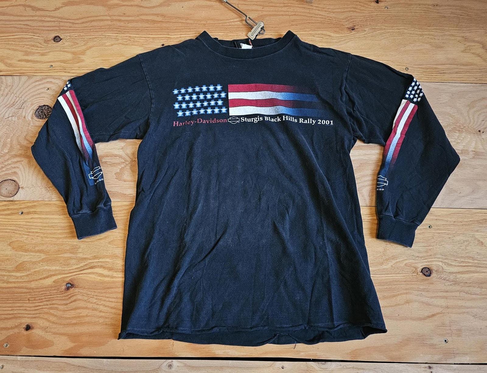 激レアビンテージ　 ハーレダビッドソンSTURGIS 2001 Tシャツ Sturgis 2001 - Etsy