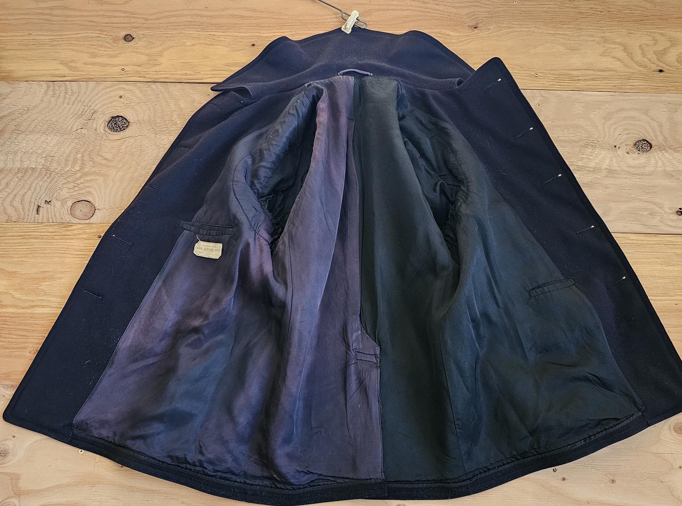 Vintage US military Pea coat  10ボタン VINTAGE RARE Us Navy Wwii 10-button Pea Coat Jacket Sz 40 - Etsy