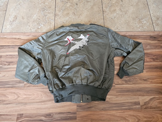 SPIEWAK L-2 FLIGHT JACKET Ｖintage Custom Vintage L-2 Light Flying Flight Bomber Jacket Green B-17