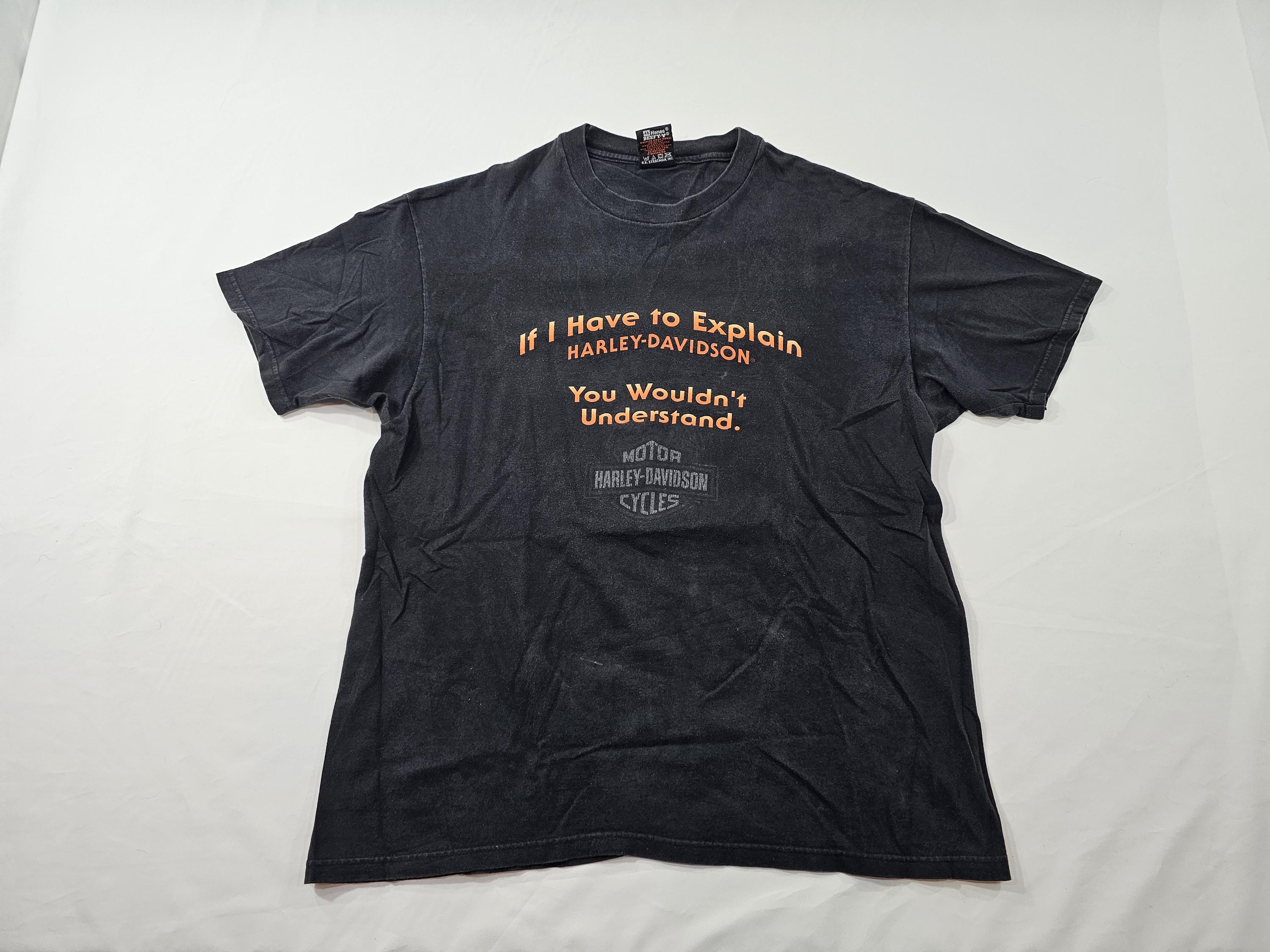 Harley-Davidson ヴィンテージブラックTシャツ XL Harley-Davidson ヴィンテージブラックTシャツ XL (Tomo) 首里のT