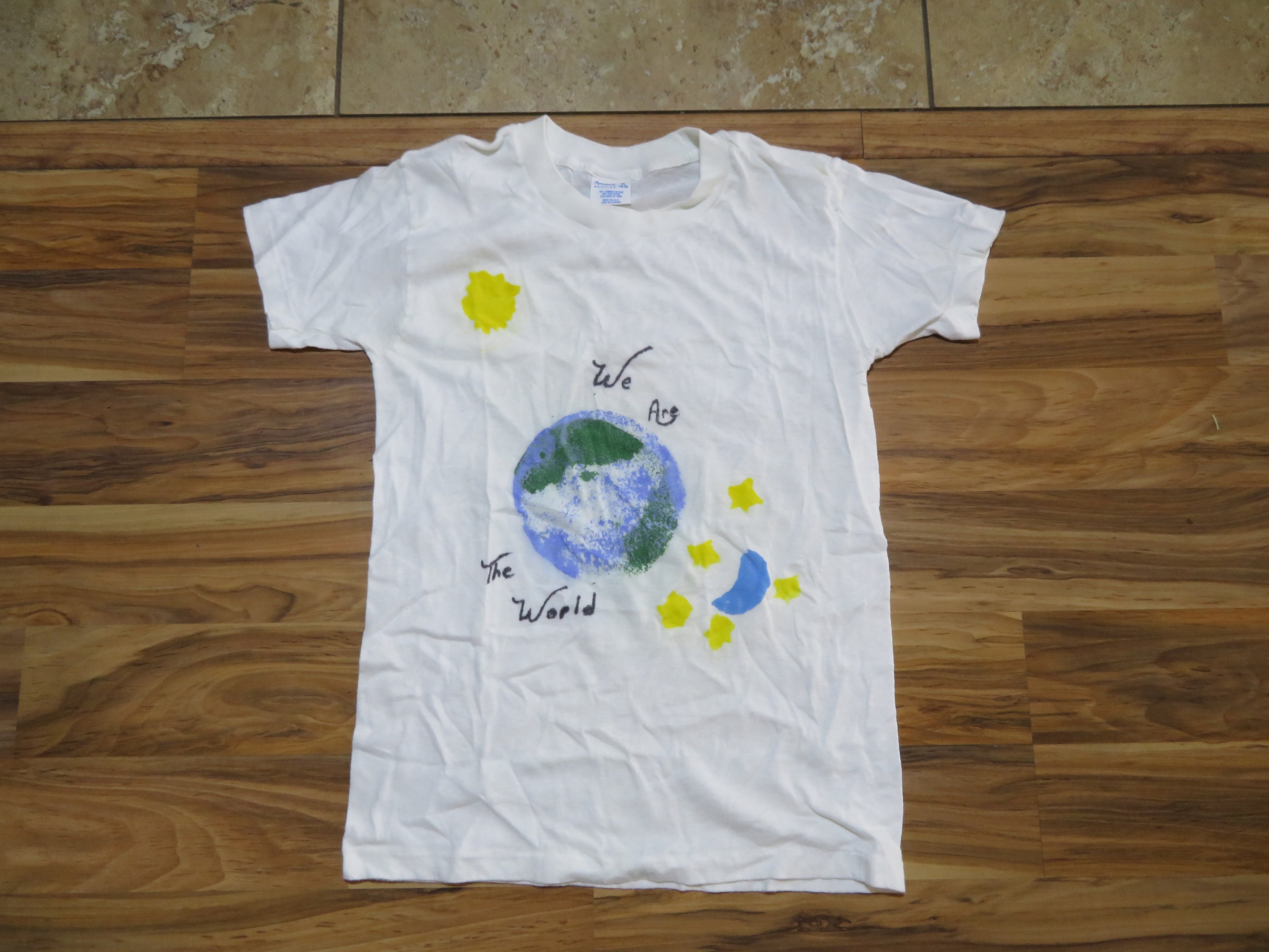 we are the world vintage t shirt