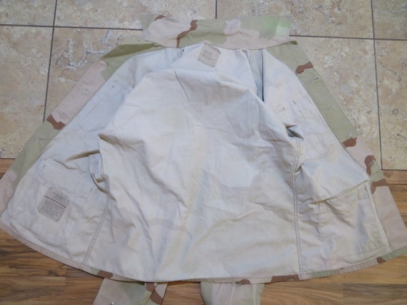 Vintage Military Desert Camouflage Combat Coat Be… - image 5