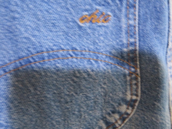 Vintage Womans Chic Jeans Med Blue Wash Tapered L… - image 6