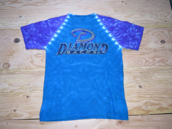 Arizona Diamondbacks Tye Dye Green Purple Black T… - image 1