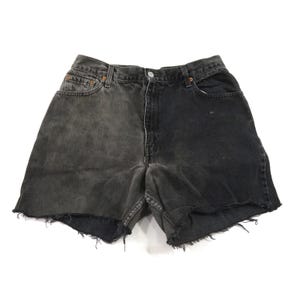 Vintage Levis 550 Shorts Black - Etsy