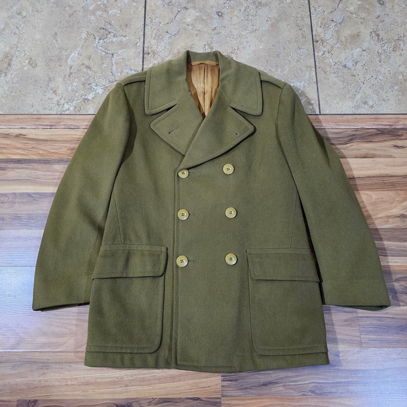 Ww2 military overcoat etsy