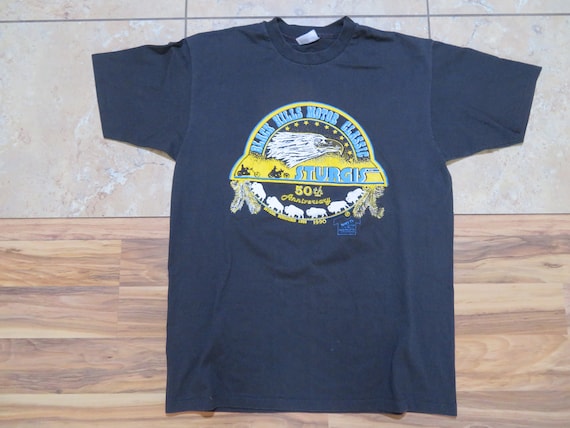 Vintage 1990 Sturgis SD 50th Anniversary Official Logo Rally - Etsy