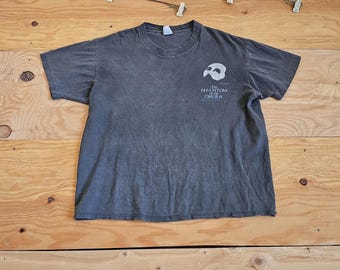 Phantom of the Opera Faded Black T-shirt Sz XL 1980s I10