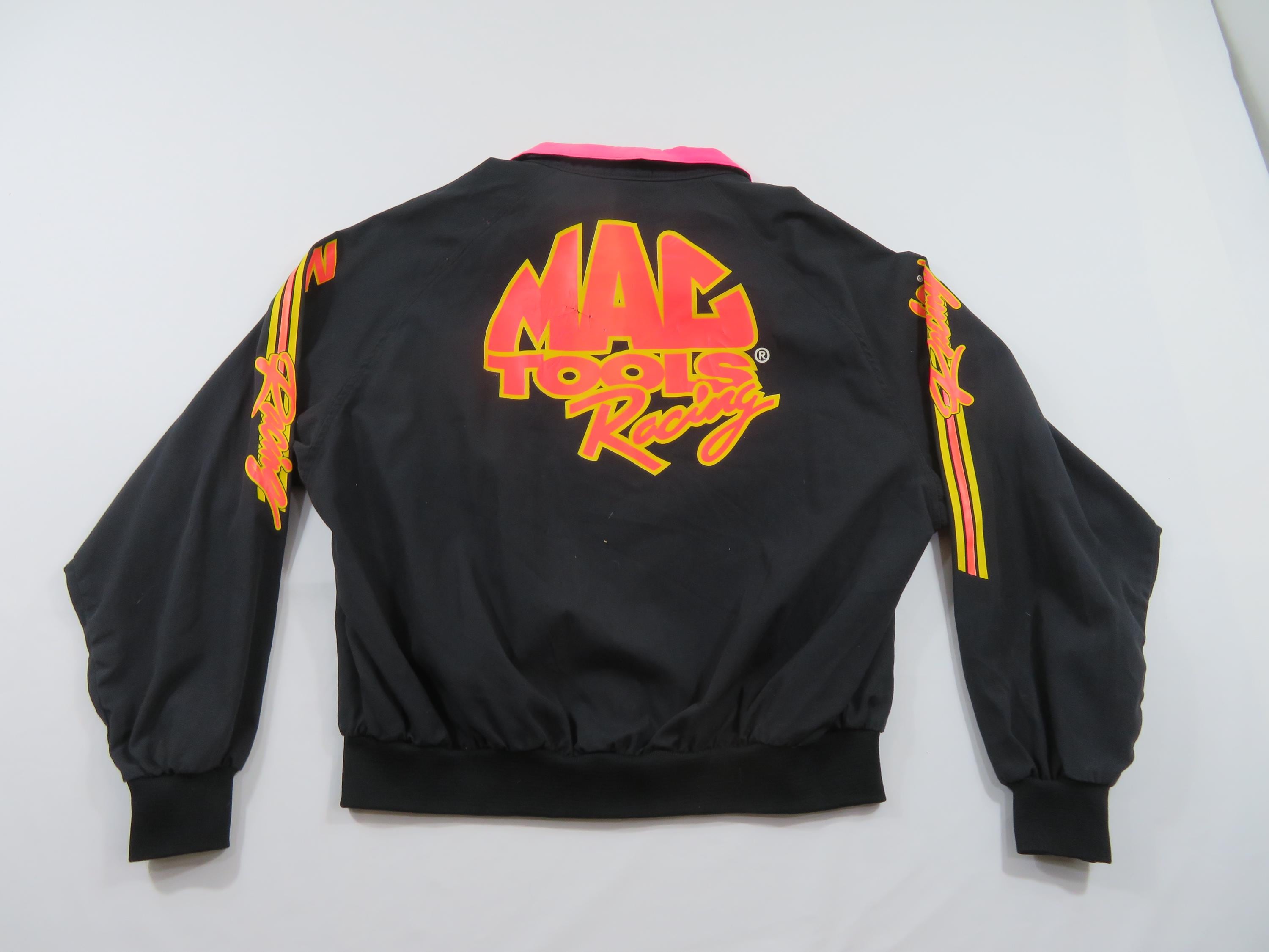 Mac Tools Racing Windbreaker Bomber Black Jacket Sz XL 1990s - Etsy