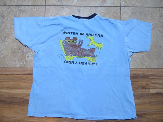 Vintage Winter in Arizona Pocket Ringer T-Shirt G… - image 1