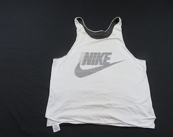 Nike Reversible Tank Top Athletic Shirt Sz L 80s/90s