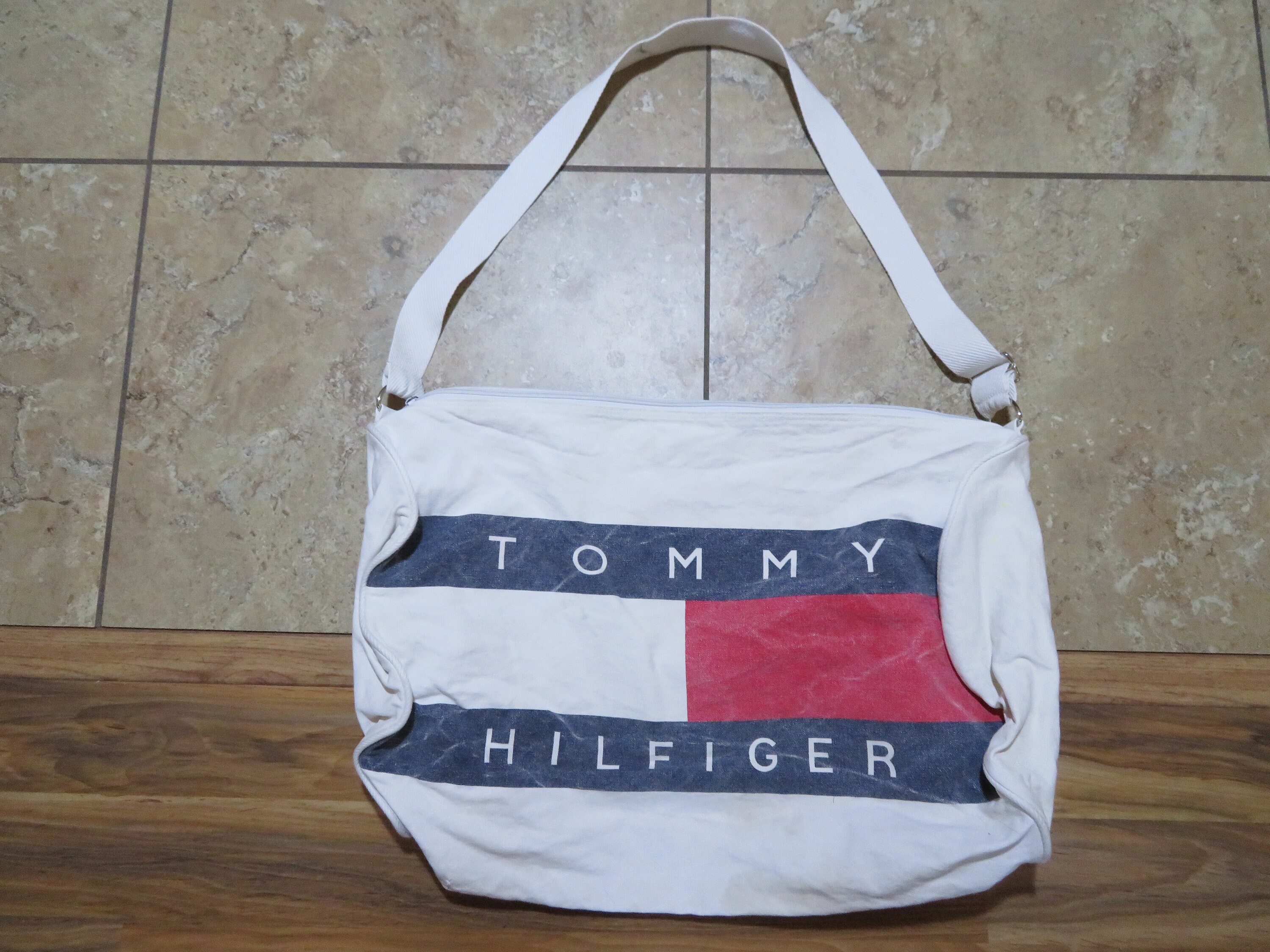 Ondartet etage Få Vintage Tommy Hilfiger Duffel Gym Roll Bag Adjustable Strap - Etsy