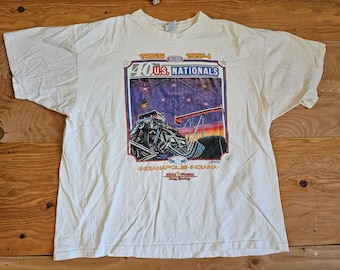 Vintage 1994 NHRA Nationals T-shirt, Winston Racing, Sz 2XL