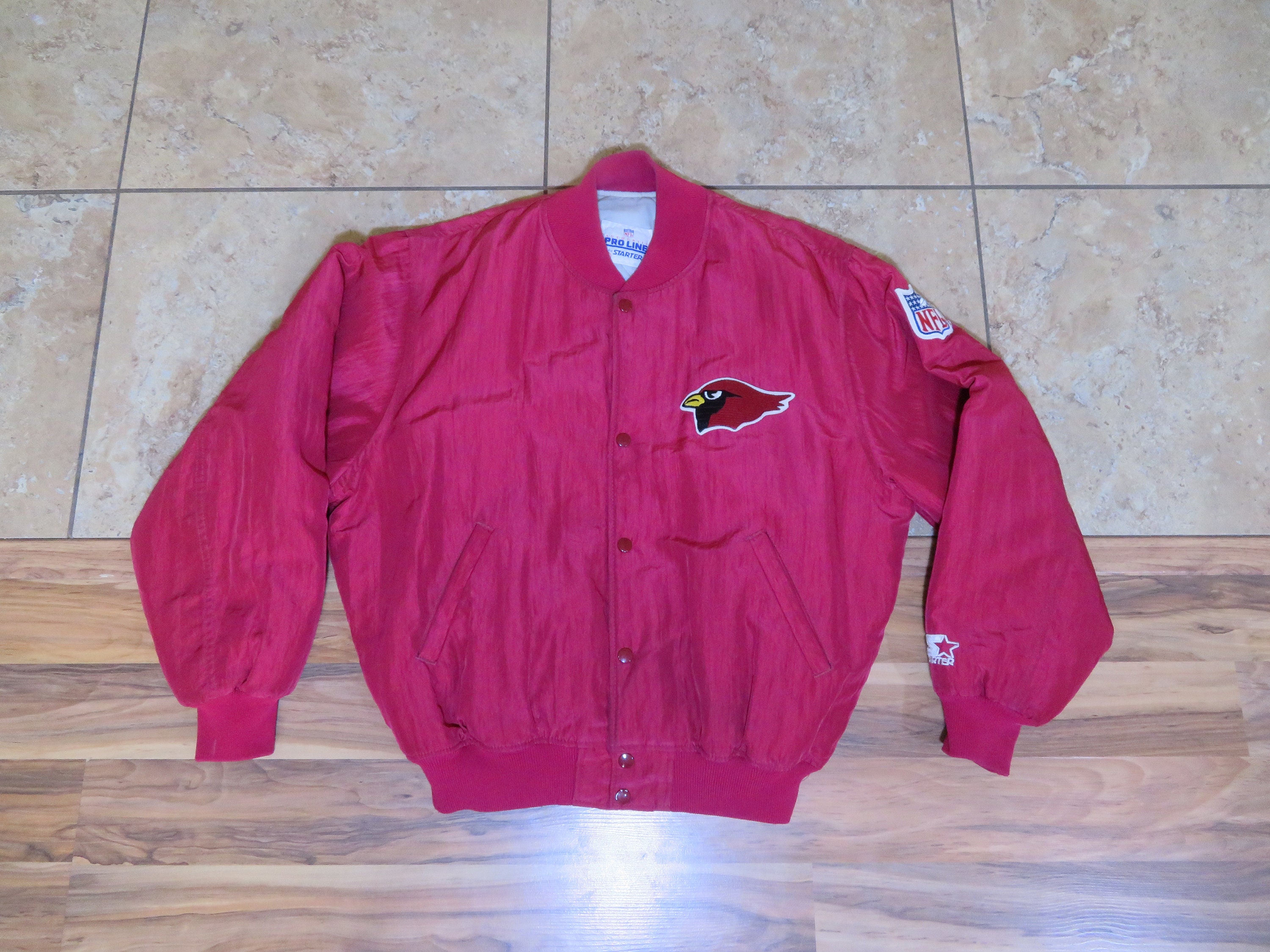 STARTER, Jackets & Coats, Mens Vintage University Of Louisville Cardinals  Starter Jacket Coat Cards Large