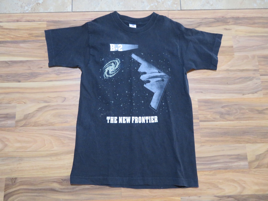 Vintage B-2 Bomber the New Frontier Black T-shirt Sz M - Etsy