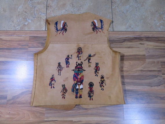 Native American Hopi Kachina Themed Front Back Gr… - image 2
