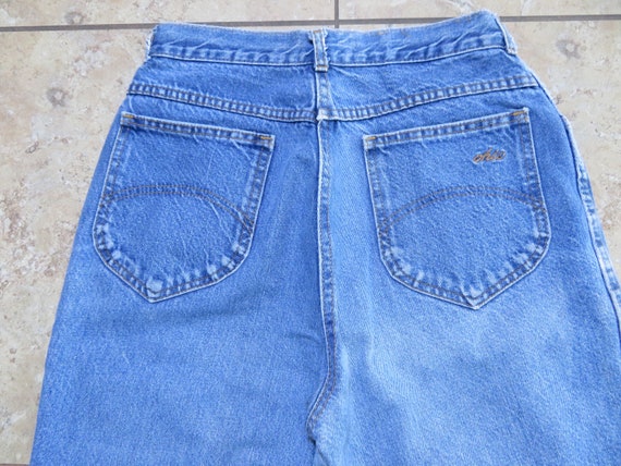 Vintage Womans Chic Jeans Med Blue Wash Tapered L… - image 4