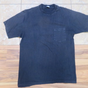 Vintage Blank Tee 60s 70s Basic Dock Shirt JC Penneys Plain