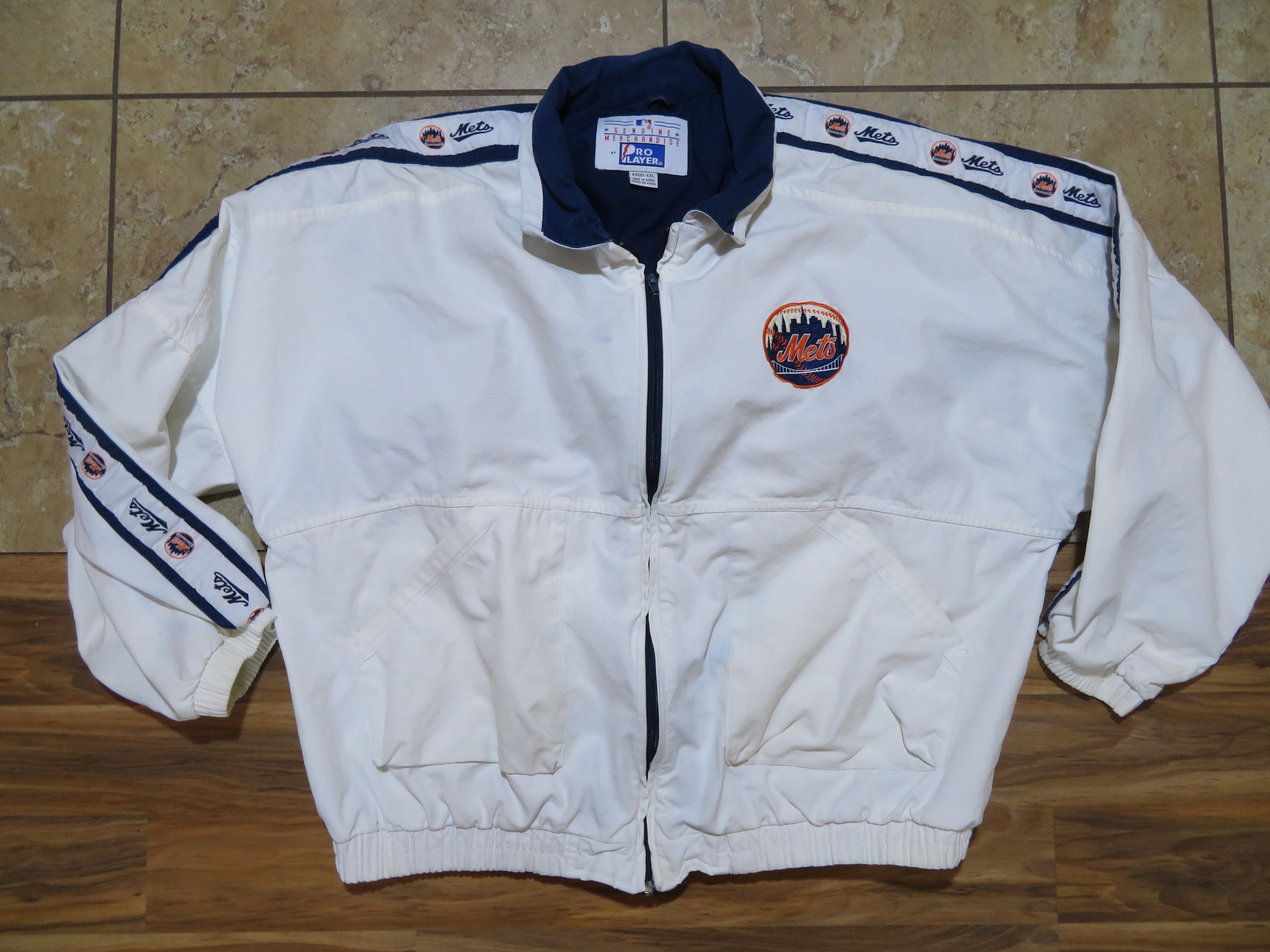Vintage NY Mets Jacket Pro Player Brand MLB Genuine - Etsy India