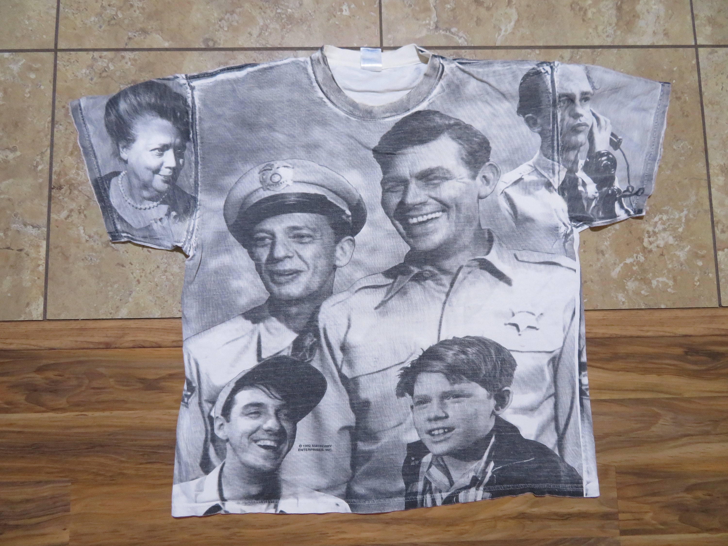 アンディ・グリフィス オールオーバープリント Tシャツ、メイベリー XL 
