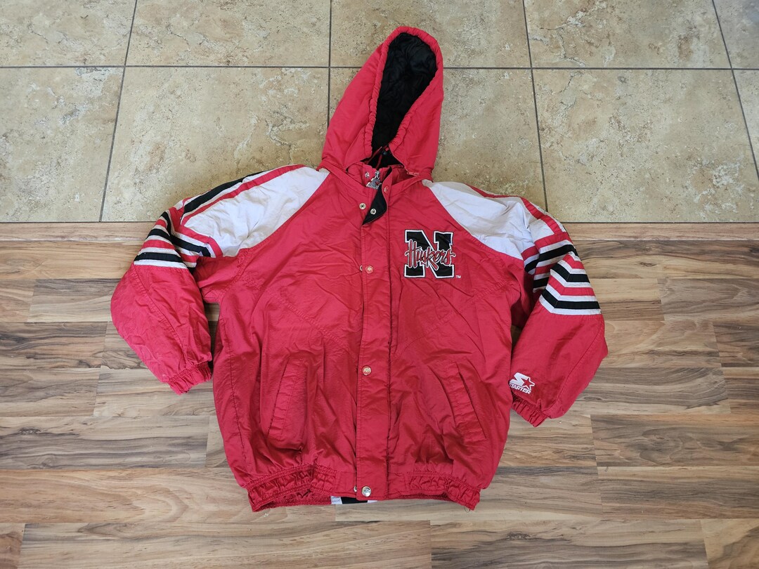 Starter Huskers ネブラスカ　フード付きジャケット NEBRASKA HUSKERS【L】ネブラスカ ハスカーズ STARTER