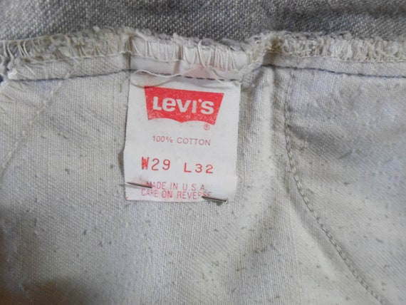 Vintage Levis Denim Jeans with Public Enemy Chuck… - image 2