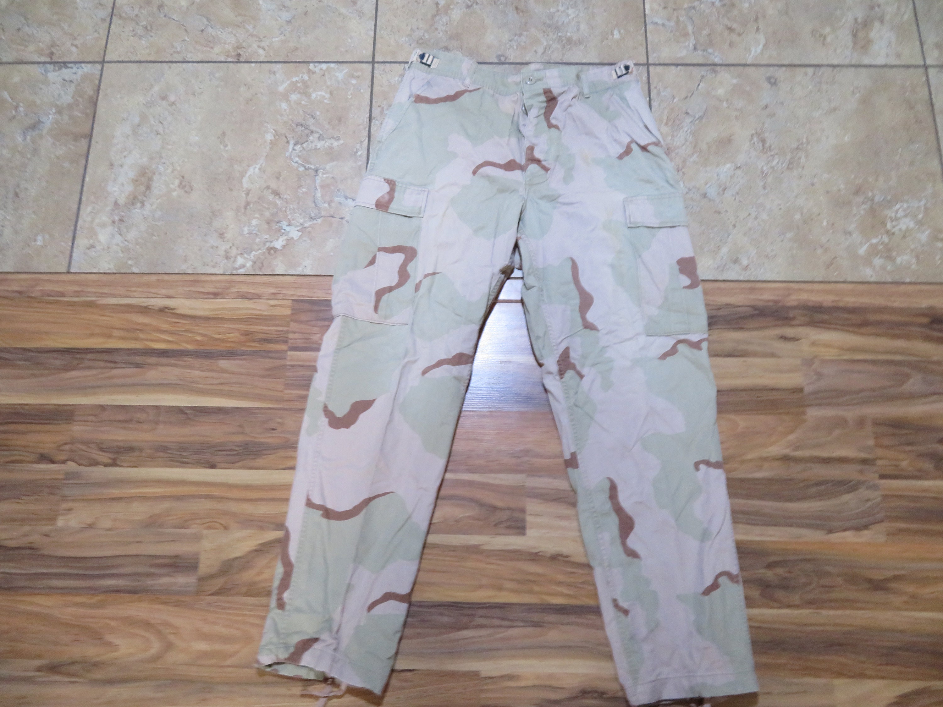 U.S. Military DCU 3 Color Tri-Desert Camo Rip-Stop