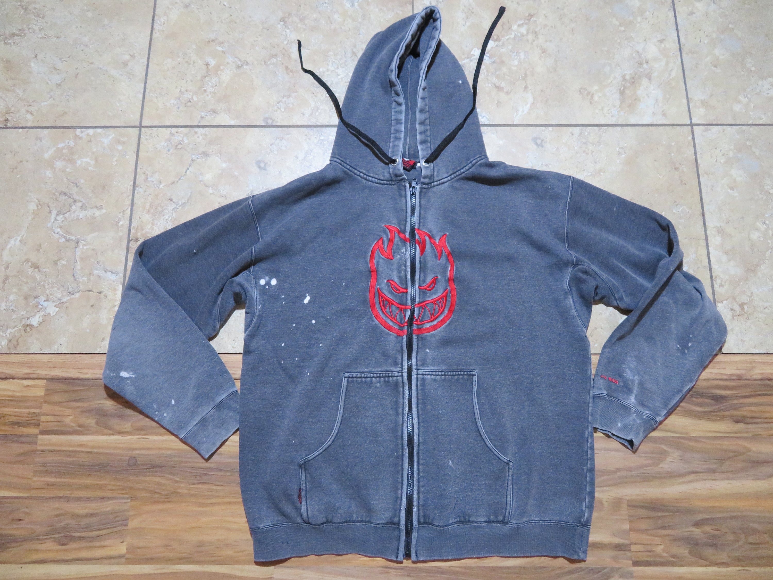 Spitfire zip up hoodie sale