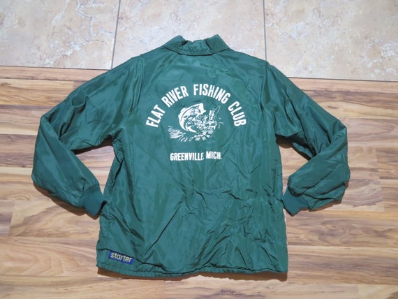 RARE VTG 1970s Starter Jacket Windbreaker Flat Ri… - image 1