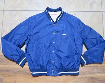 Vintage 90s Mcgregor Sportswear Bomber Jacket Full Zipper Made in