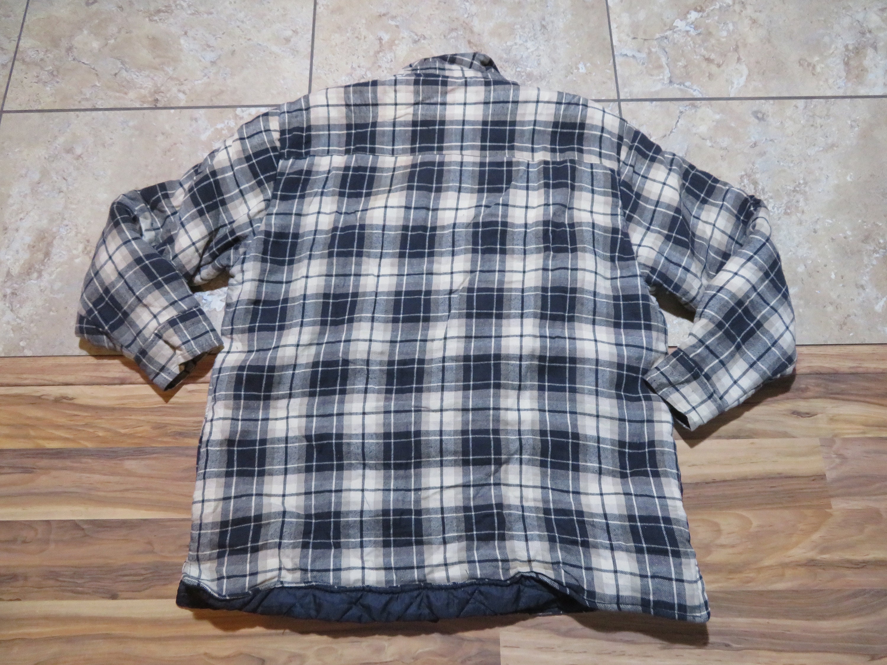 Vintage Highland Brand Quilt Lined Insulated Flannel Shirt Vintage Highland Brand Quilt Lined Insulated Flannel Shirt