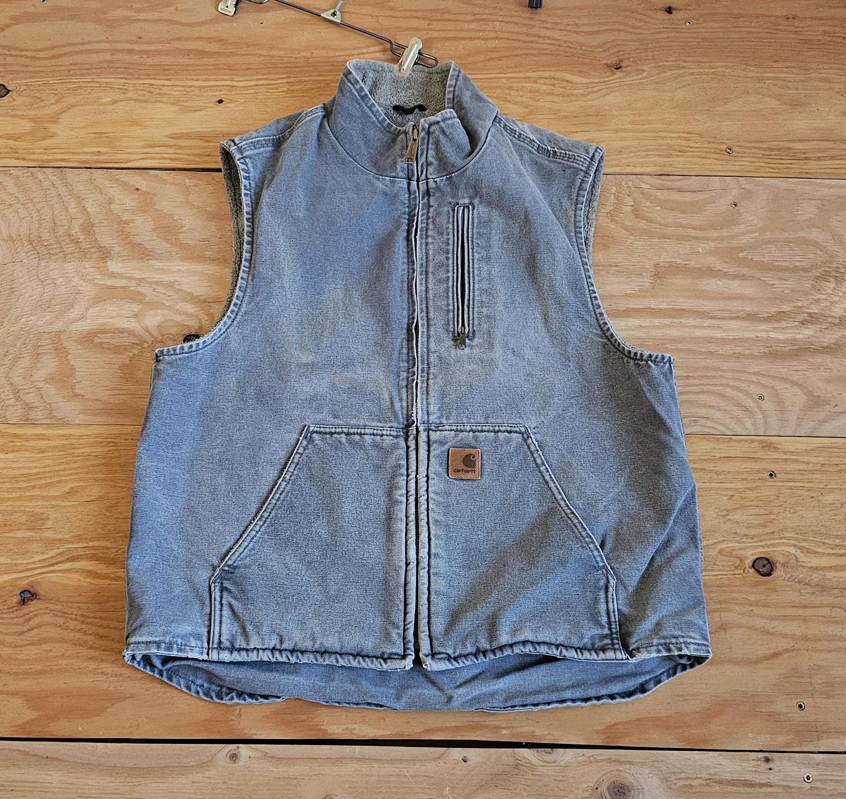 Mens Vintage Carhartt Vest - Etsy Mens Vintage Carhartt Vest - Etsy